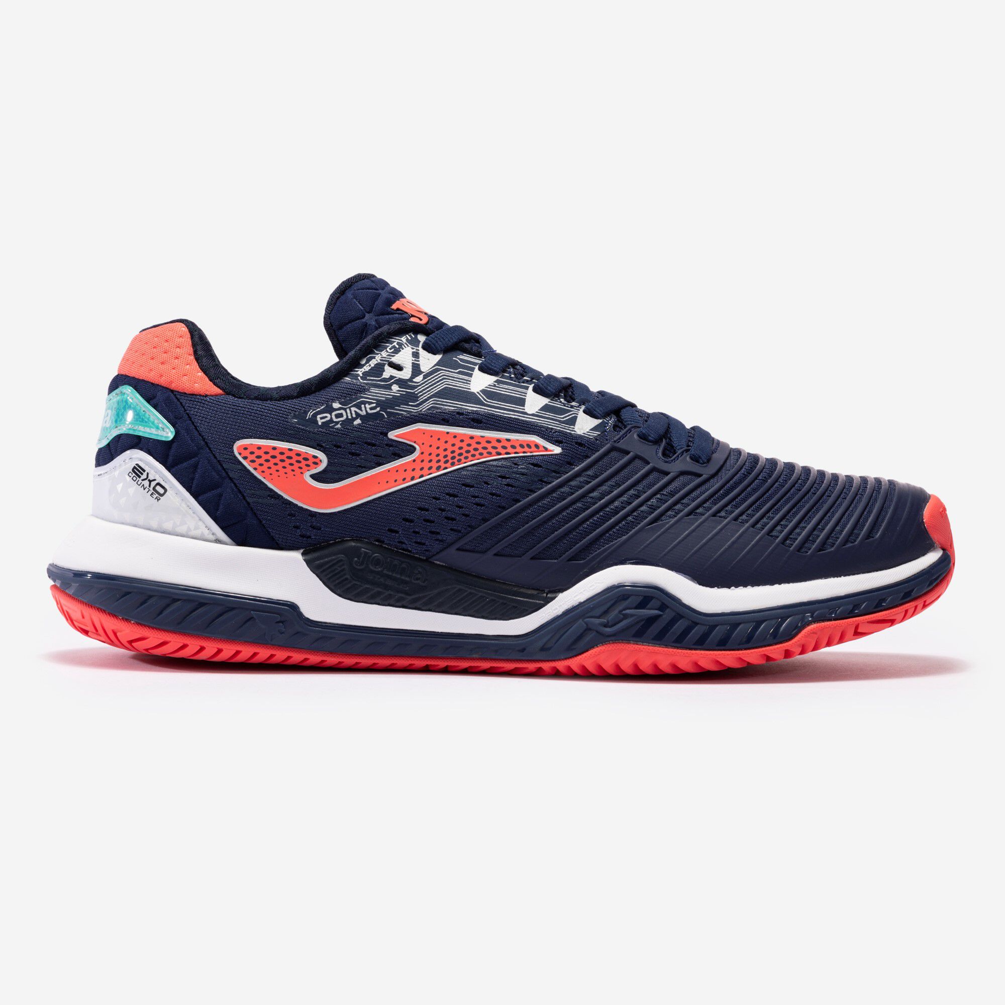 Shoes T.Point 23 hard court man navy blue red