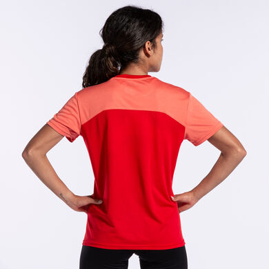 Tricou cu mânecă scurtă damă Winner II portocaliu fosforescent