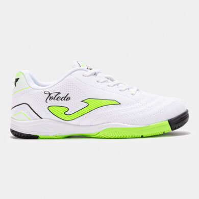 Zapatillas fútbol sala Toledo Jr 25 indoor junior blanco