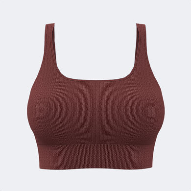 Sujetador deportivo mujer Core burdeos