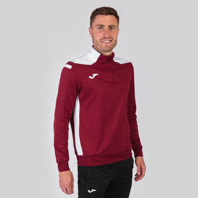 Sudadera hombre Championship VI burdeos blanco
