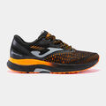 Zapatillas running Hispalis 22 hombre marino naranja flúor