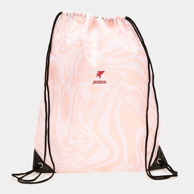 Mochila saco Kids Camp rosa blanco