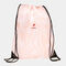 Mochila saco Kids Camp rosa blanco