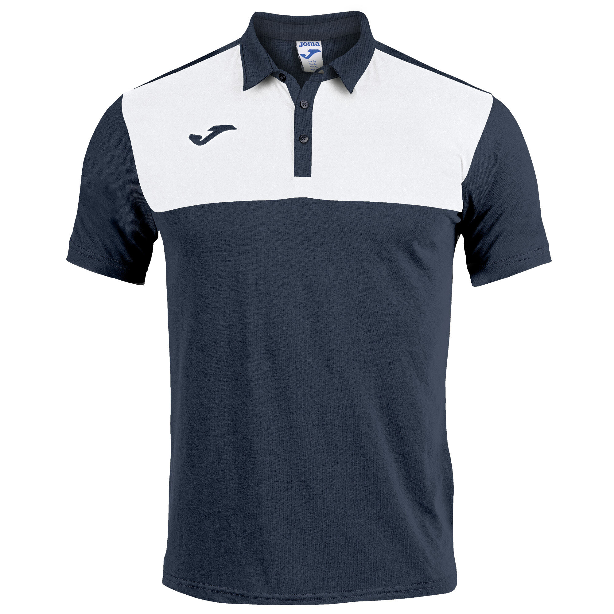 Polo shirt short-sleeve man Winner navy blue white