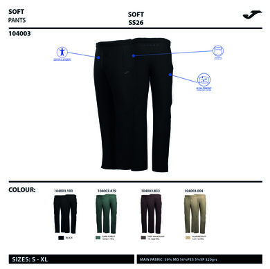 Pantalon homme Breath noir