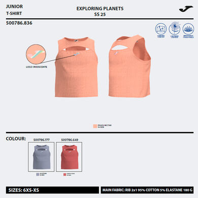 Camiseta sin mangas ni&ntilde;a Kids Camp rosa