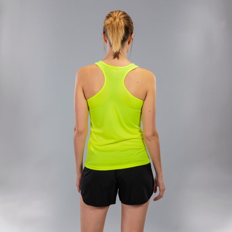 Camiseta tirantes mujer Siena II amarillo fluor