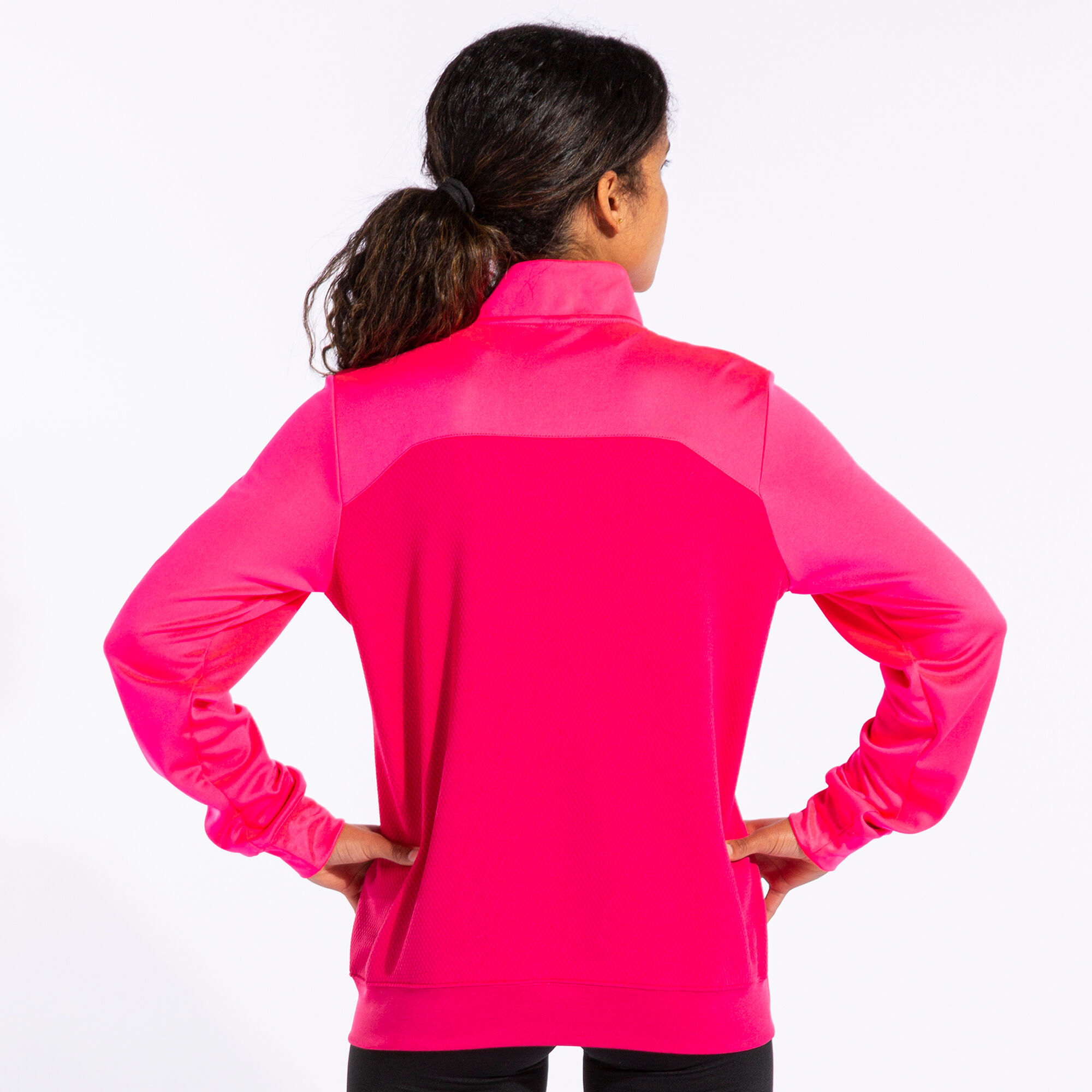 Sweatshirt woman Winner II fluorescent pink