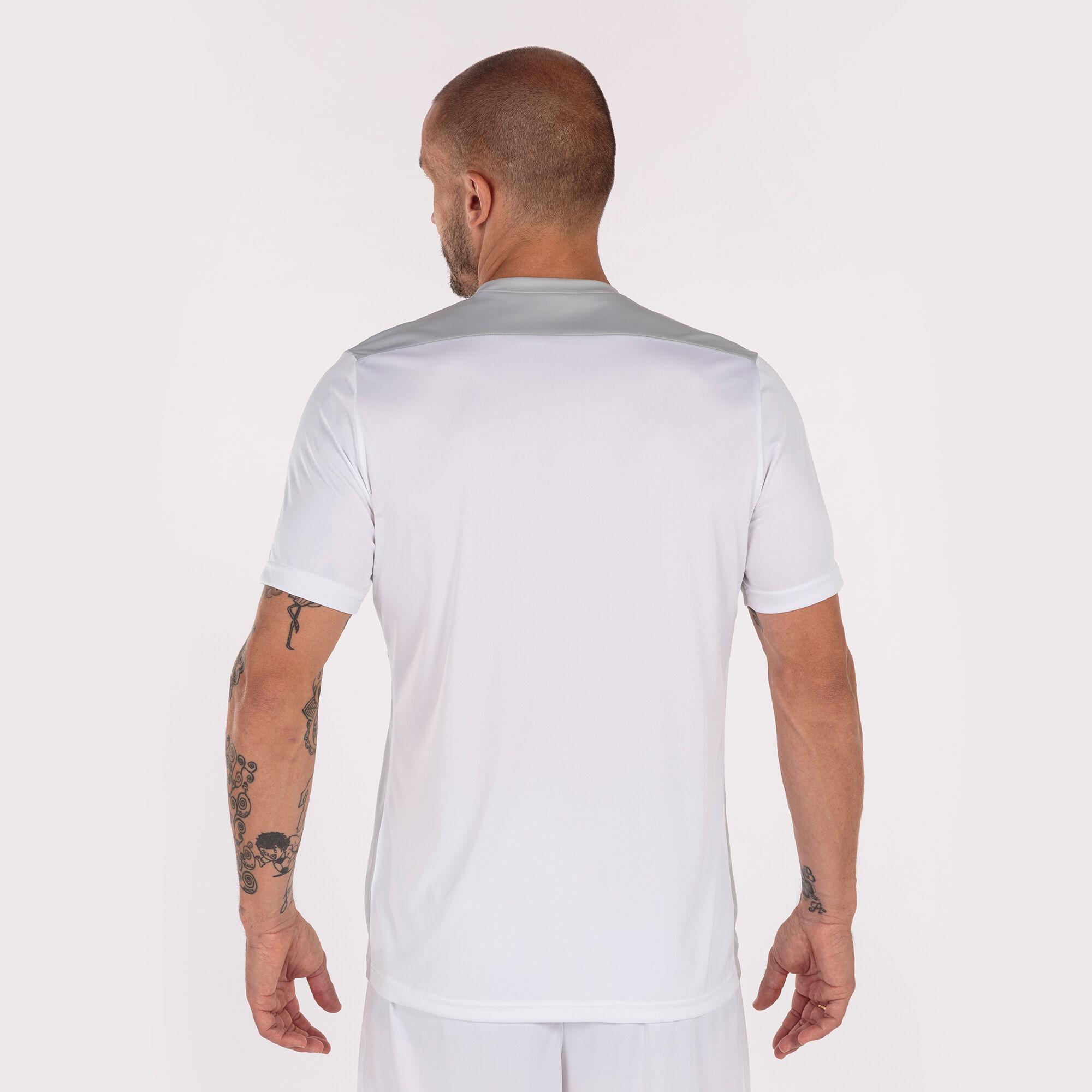 Camiseta manga corta hombre Championship VI blanco gris