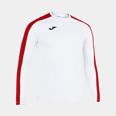 Camiseta manga larga hombre Academy III blanco rojo