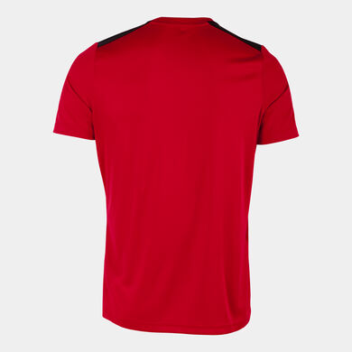 Shirt short sleeve man Championship VII red black