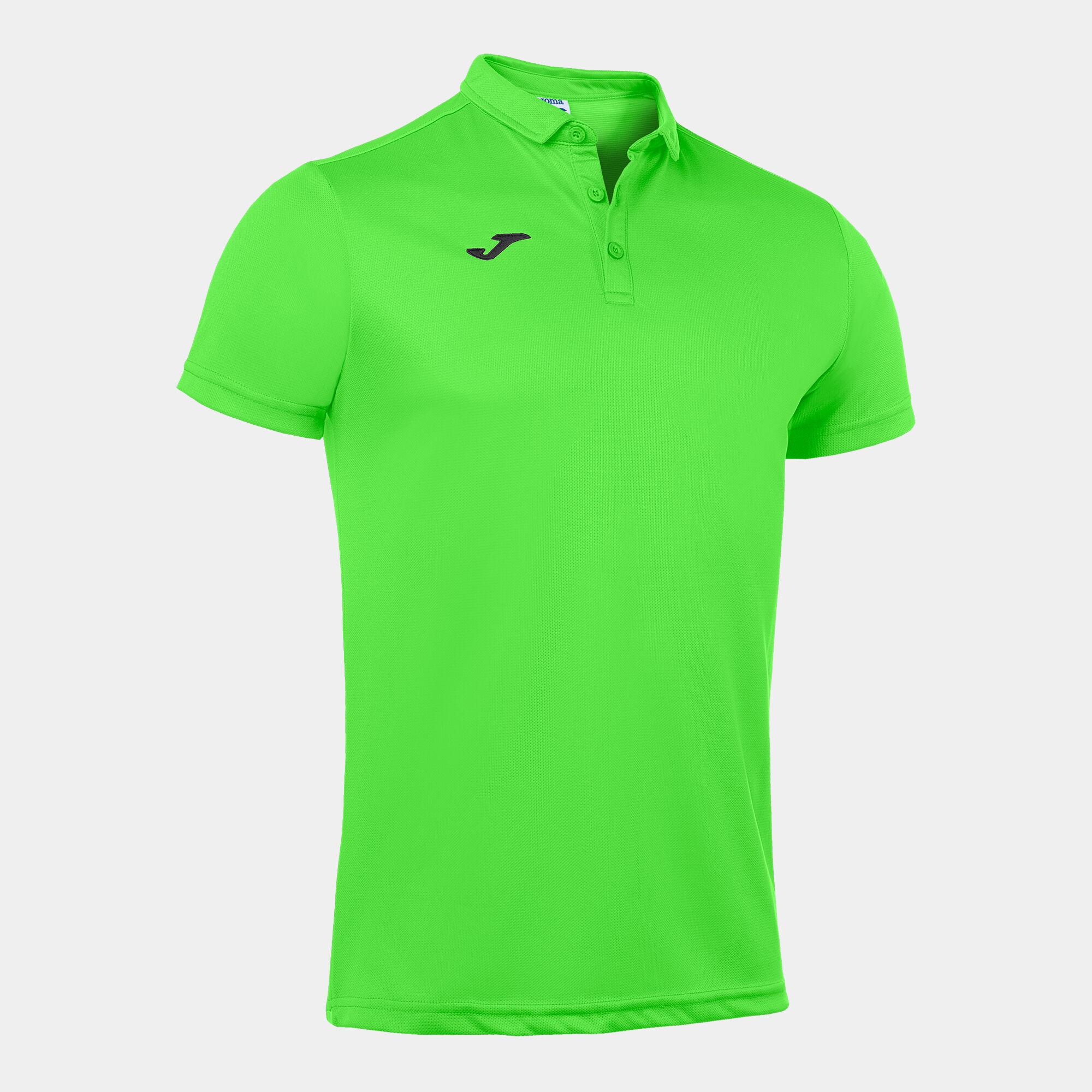 Polo shirt short-sleeve man Hobby fluorescent green