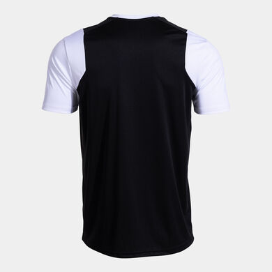 Kurzarmshirt mann Final Basket III schwarz weiß