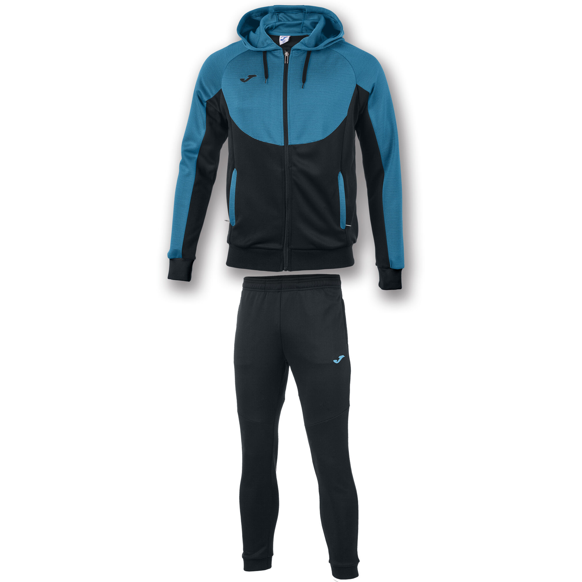 Chandal hombre Essential negro turquesa