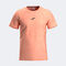 T-shirt manga curta homem Challenge laranja