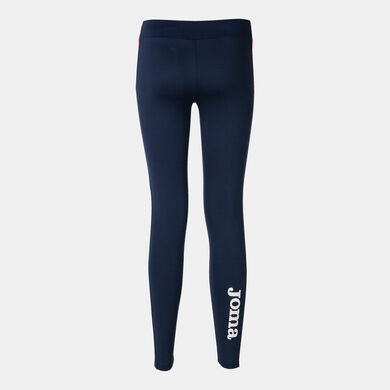 Leggings donna Eco Championship blu navy rosso