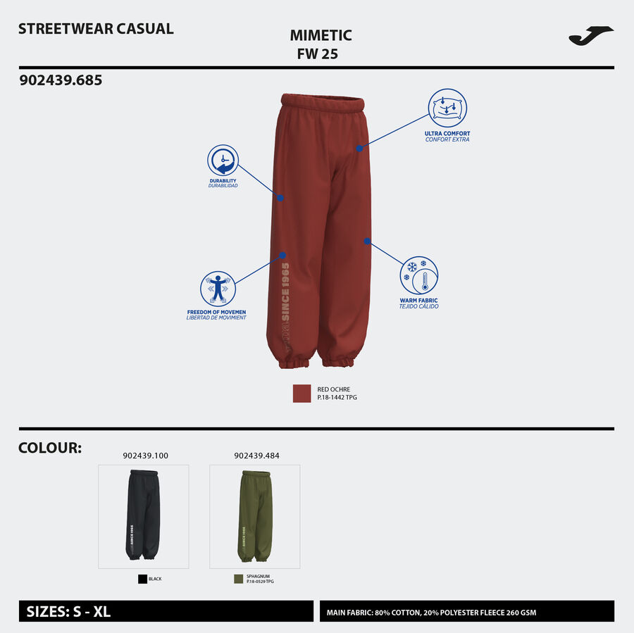 PANTAL&Oacute;N LARGO MIMETIC