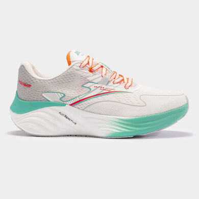Zapatillas running Podium R.6000 mujer blanco turquesa