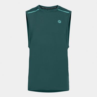 Sleeveless t-shirt man Indoor Gym blue