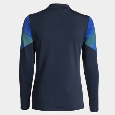 Sudadera mujer Elite XI marino verde flúor