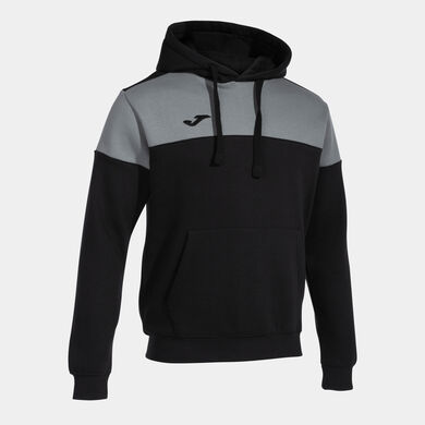 Sweatshirt mit kapuze mann Crew V schwarz grau