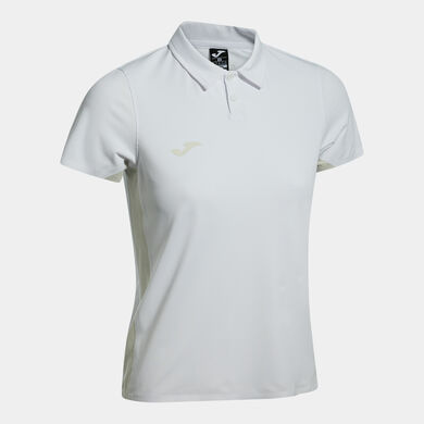 Polo manga corta mujer Challenge blanco