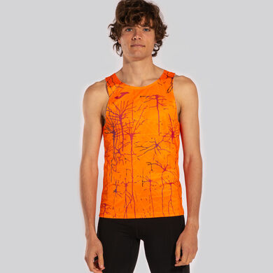 Tank top man Elite IX orange