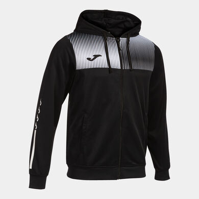 Jacke mit kapuze mann Eco Supernova schwarz weiß