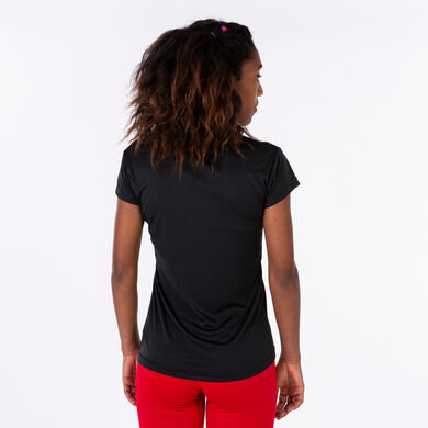 Maglia a manica corta donna Record II nero