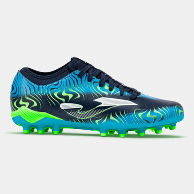 Botas fútbol Evolution 25 césped artificial AG marino