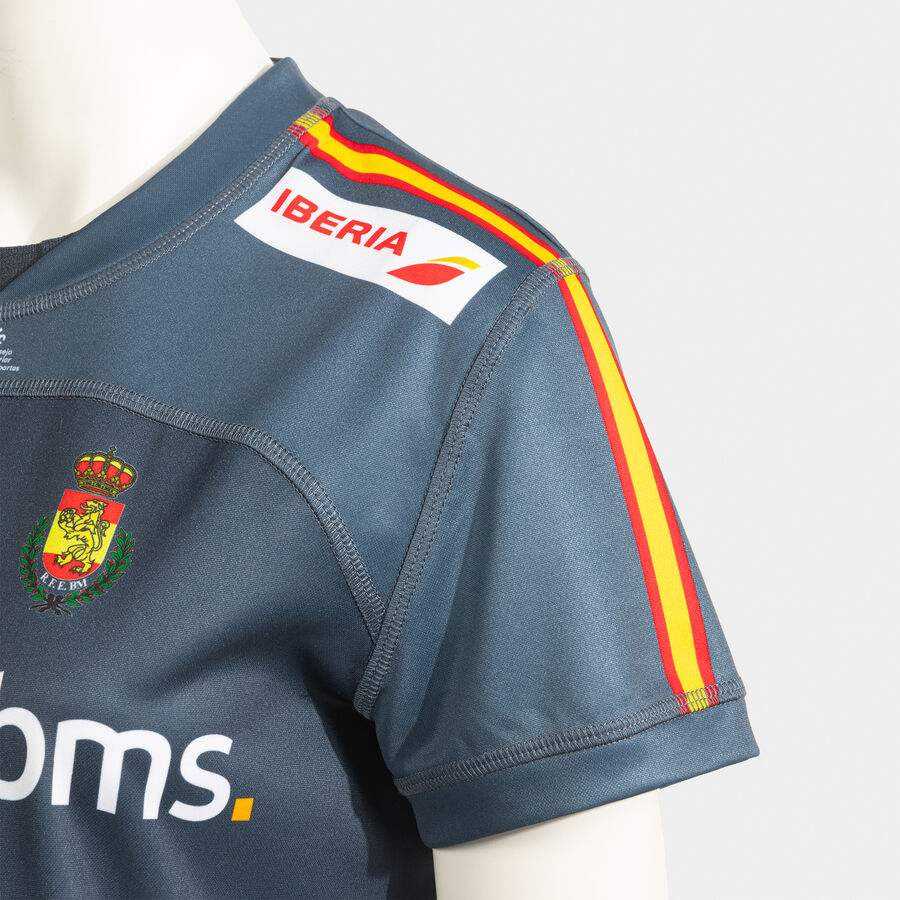 CAMISETA MANGA CORTA MUJER COMP. OFI. FED. BALONMANO ESPA&Ntilde;A