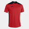 Kurzarmshirt mann Championship VI rot schwarz