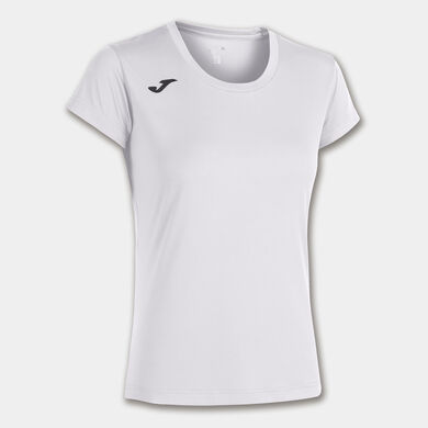 Maglia a manica corta donna Record II bianco