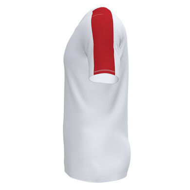 Shirt short sleeve man Academy III white red