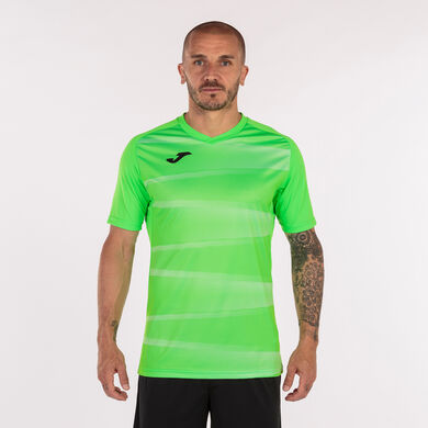 Maglia a manica corta uomo Grafity II verde fluorescente
