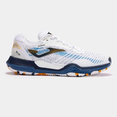 Zapatillas Point Men 24 pista dura hombre blanco azul