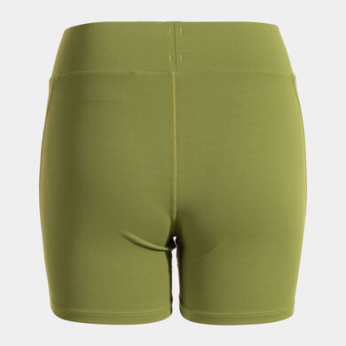 Short tights woman combat green