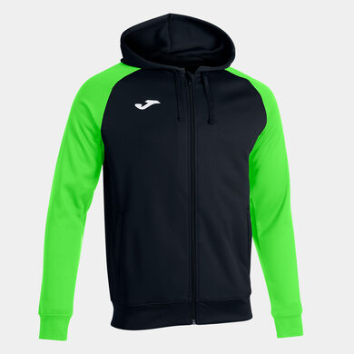 Chaqueta con capucha hombre Academy IV negro verde fl&uacute;or