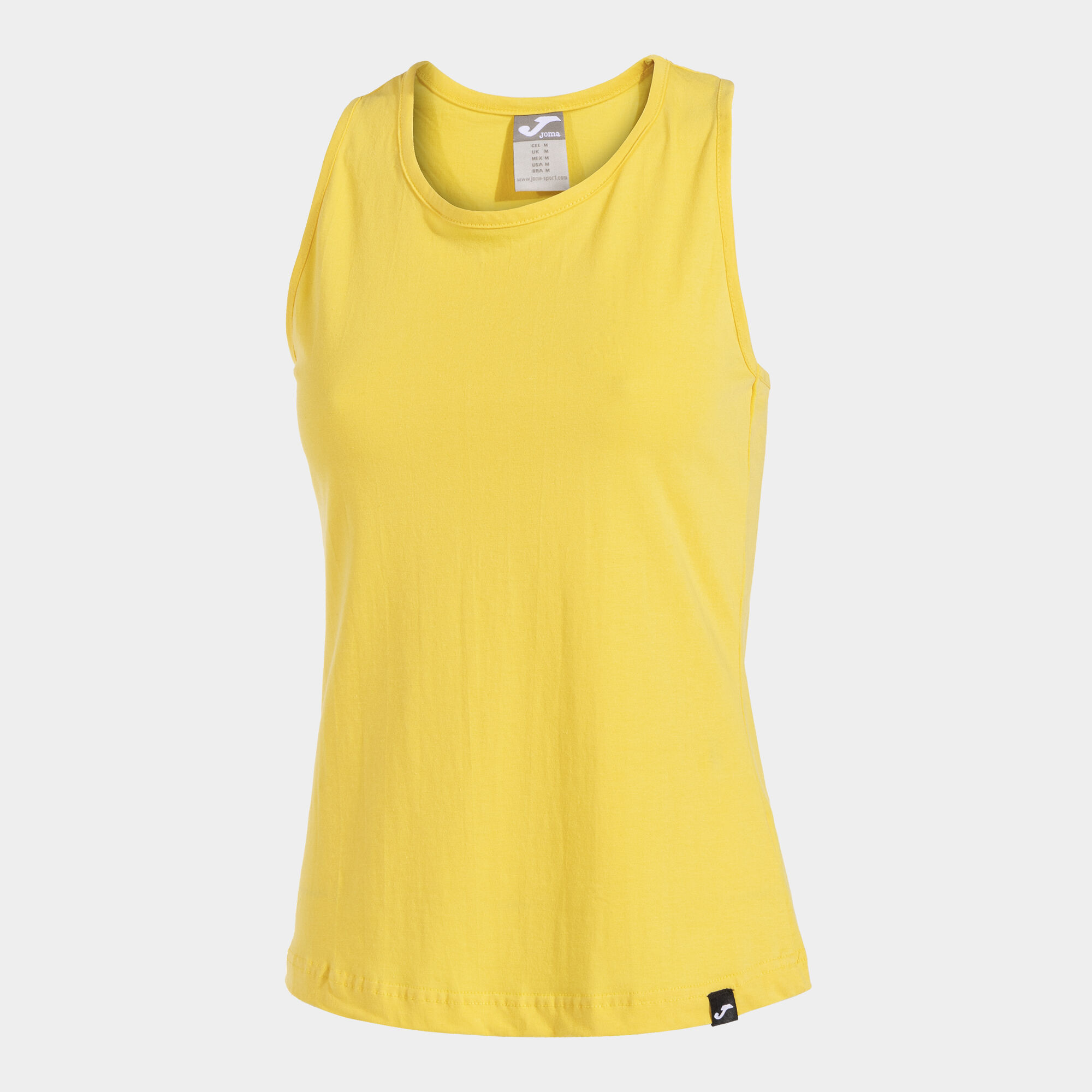 T-shirt de alça mulher Oasis amarelo