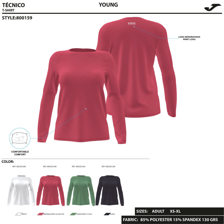 CAMISETA MANGA LARGA DAPHNE