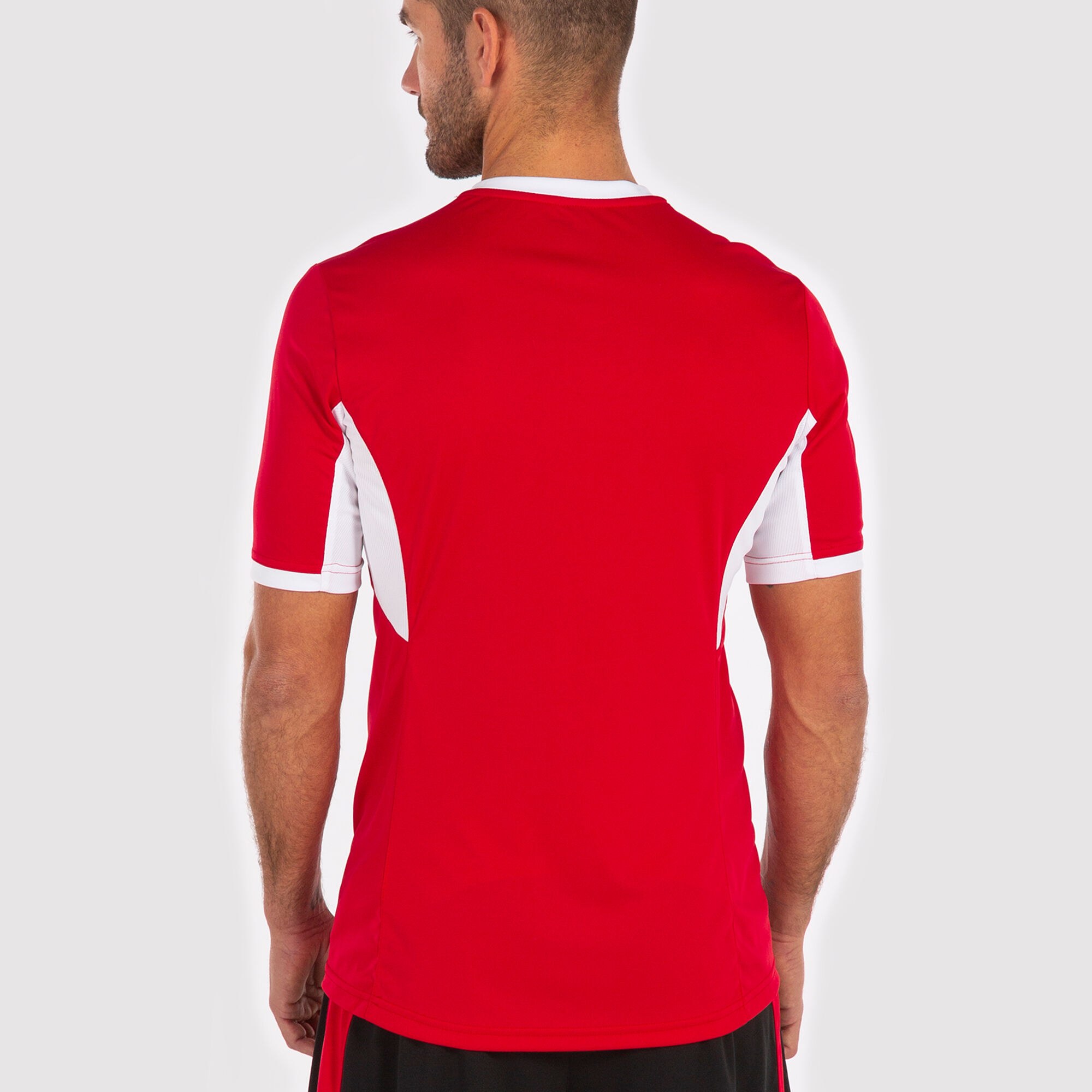 Koszulka z krótkim rękawem mężczyźni Championship IV czerwony bialy