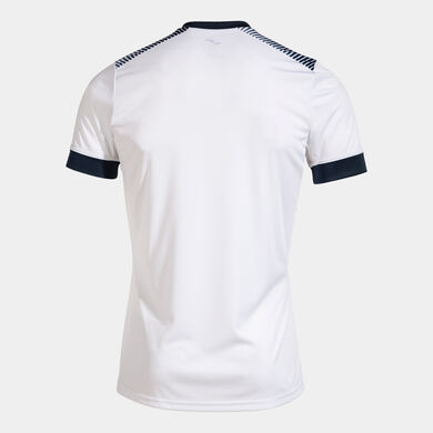 Maglia a manica corta uomo Eco Supernova bianco blu navy