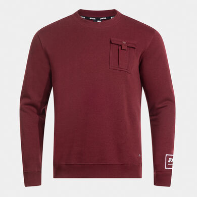 Sweatshirt man Urban Street dark red