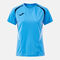 Tricou cu m&acirc;necă scurtă damă Championship 20 albastru deschis bleumarin &icirc;nchis