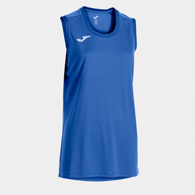 Canotta donna Final Basket III blu reale blu scuro
