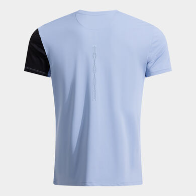Camiseta manga corta hombre Smash azul negro
