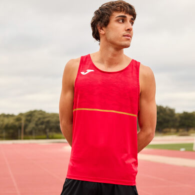 Shirt s/m mann Record III rot