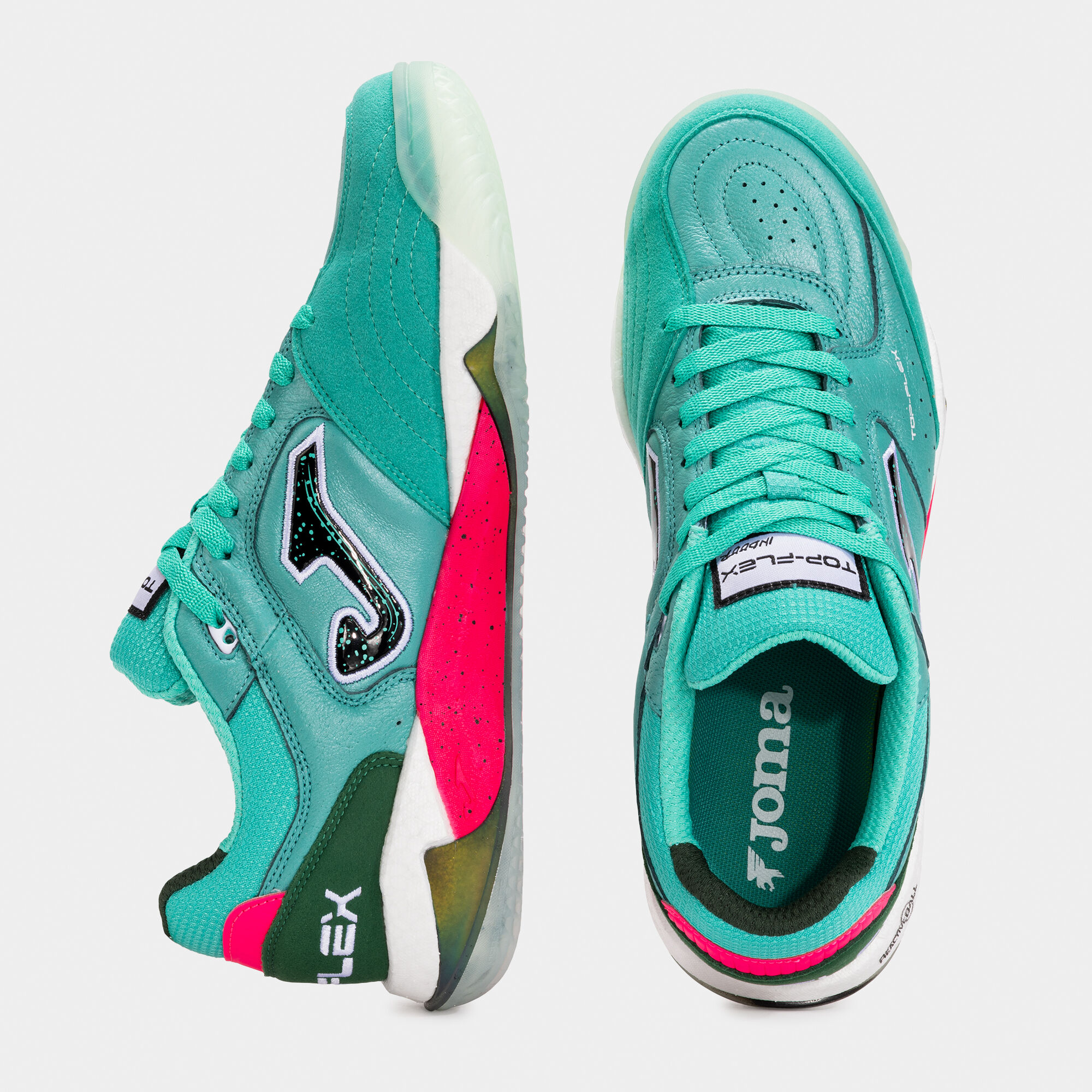Futsal shoes Top Flex Plus indoor turquoise | JOMA®