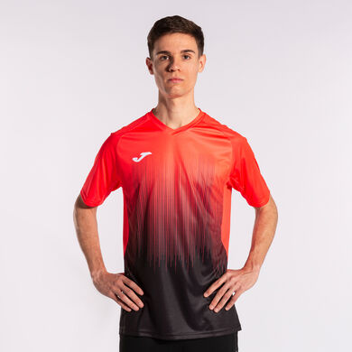Tricou cu mânecă scurtă bărbaȚi Tiger IV negru coral fosforescent